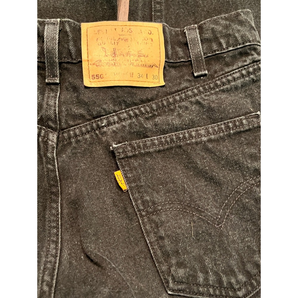 Levi's 550 Orange Tab Relaxed Fit Tapered Jeans Mens 34x30 (33x29) Vintage 1997